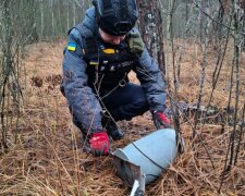 В Київській області сапери вилучили бойову частину БпЛА «Герань»-2