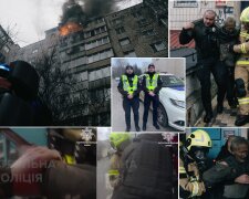 Пожежа в київській багатоповерхівці — патрульні допомогли рятувальникам дістати чоловіка з вогню