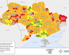 Червону зону розширили: в Україні оновили карантинний розподіл