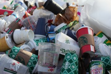 Сміття на зелених зонах: як кияни в оновлених парках та скверах відпочивають (фото)