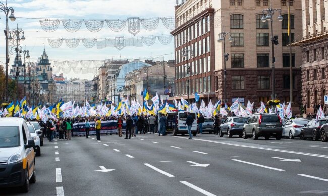 Інвестори банку Аркада повністю перекриють центр Києва