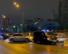 У Києві зіткнулися три автівки: троє людей травмовані