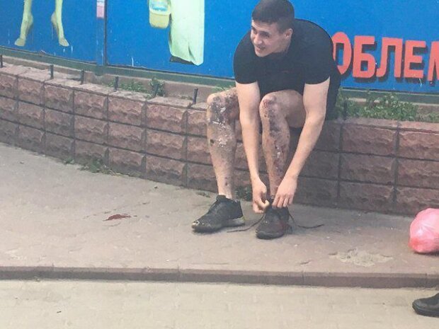 Поліція з’ясувала, хто кинув вибухівку в смітник біля Шулявської