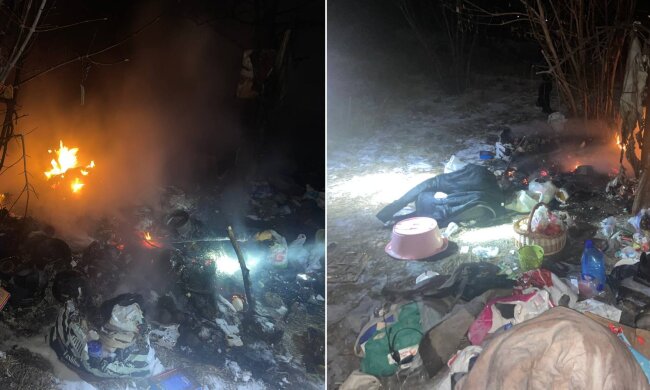У Києві внаслідок необережного поводження з вогнем загинув безхатько