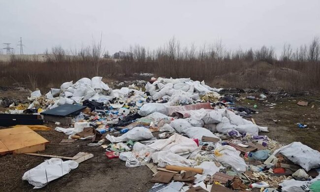 На Осокорках прибрали гори сміття з ландшафтного заказника (фото)