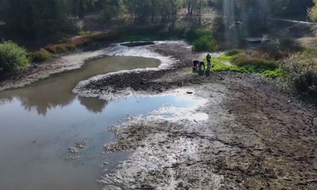 Розпочинається порятунок та відновлення озера Синє в Подільському районі Києва
