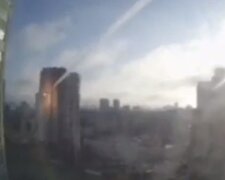 Все в диму: окупанти запустили по Києву дві ракети