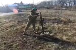 Прикордонники-мінометники захопили позицію окупантів біля Бахмута (відео)