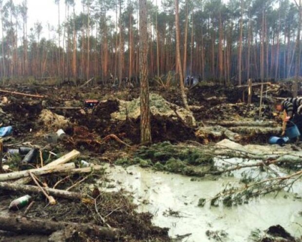 Уряд оголосив війну чорним бурштинокопачам