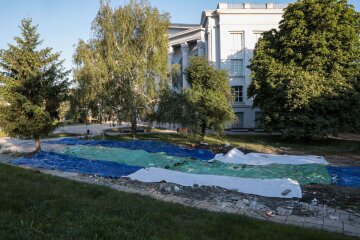 У Києві було демонтовано незаконний «храм-МАФ» УПЦ (МП) у буферній зоні ЮНЕСКО