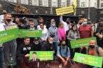 Вірус не просинається вночі: під Кабміном мітинг представників сфери харчування та розваг