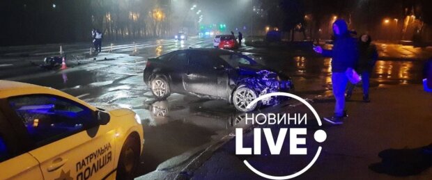 У Києві п’яний водій протаранив кілька авто