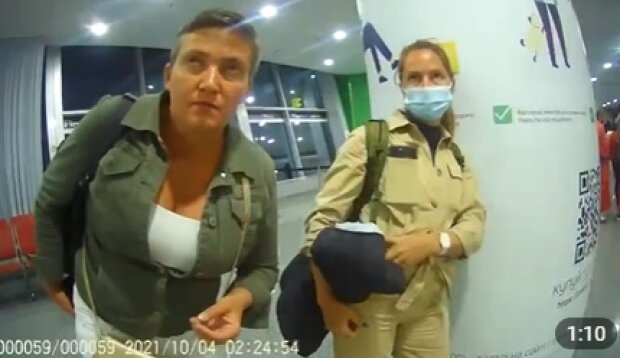 Нардеп від «Слуги народу» оприлюднила відео затримання сестер Савченко в аеропорту «Бориспіль»