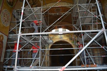 Як реставрують Софійський собор у Києві (фото)
