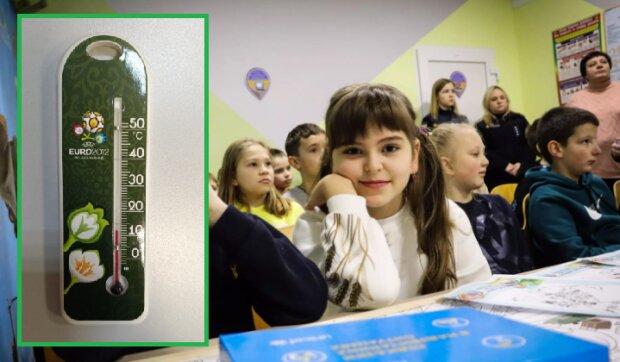 На Київщині поблизу Києва школярі навчаються за температури 13°С