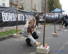 У Києві нагадали росіянам про жертви Голодомору