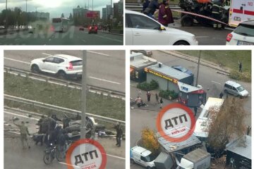 У Києві сталась страшна ДТП на Заболотного - автобус на швидкості влетів у автівки військових, є загиблі