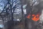 У київському Гідропарку спалахнула пожежа (відео)