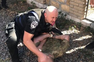 Під Києвом чоловік при затриманні закидав поліцію гранатами