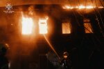 Пожежники ліквідували загоряння у 2-поверховій відселеній будівлі Шевченківського району