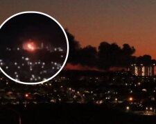 У Курську пролунали гучні вибухи: “бавовну” помітили в районі аеропорту (відео)