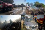 На Київщині внаслідок спалювання трави — згорів гараж із автомобілем
