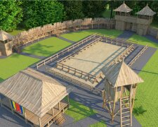 На Київщині збудують середньовічний парковий комплекс: як він виглядатиме