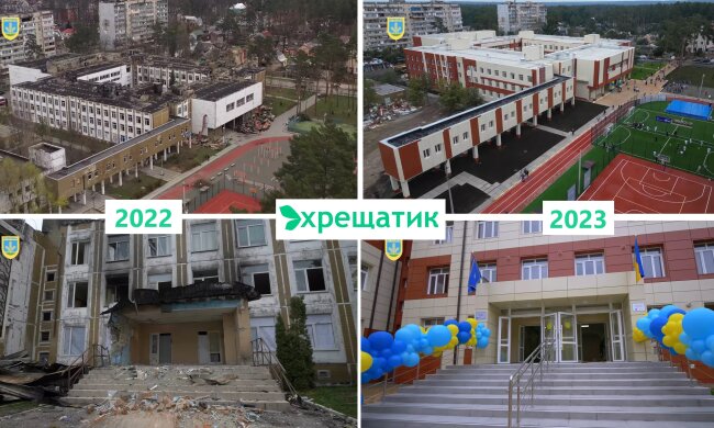 В Ірпені відкрито ліцей №3, який відновлено після руйнування росіянами
