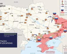 Ситуація на фронті. З’явилася актуальна карта бойових дій в Україні