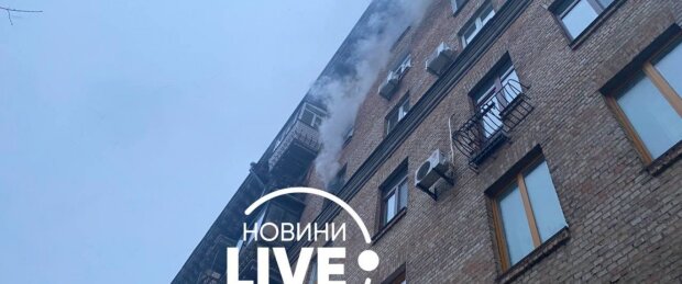 Сліпа жінка згоріла живцем у Києві (відео)