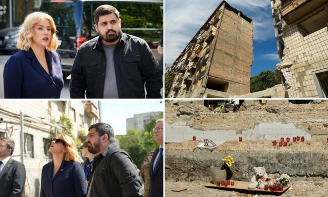 Глава КМВА зустрів у Києві делегацію Латвійської Республіки на чолі з прем'єркою Сілінею