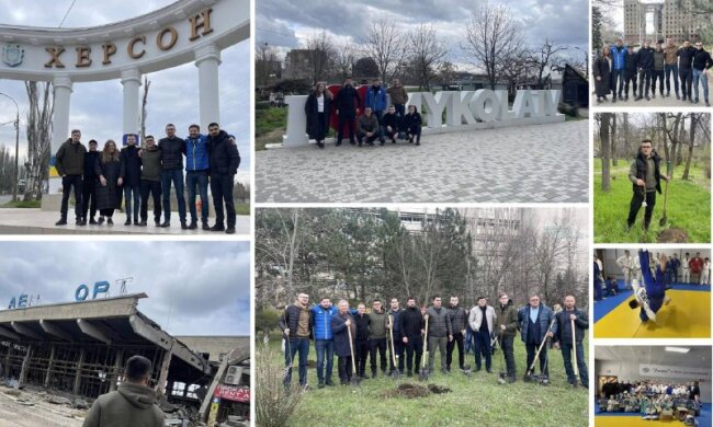 Столичний депутат і волонтер показав світлини роботи на півдні України
