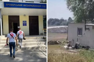 На Київщині суд відмовив у накладенні арешту на техніку піщаних нелегалів, які намивають пісок з комунального озера