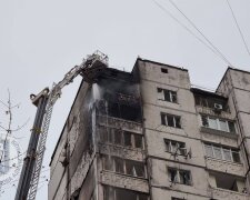 Внаслідок дронової атаки на Київ уламки впали в 6 районах міста