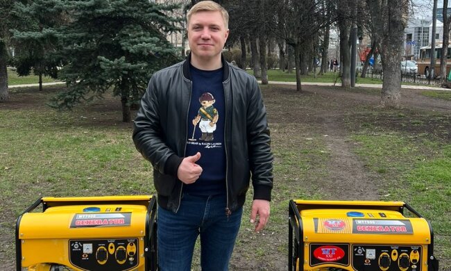 Київські волонтери надали ЗСУ два генератори ті ударний дрон