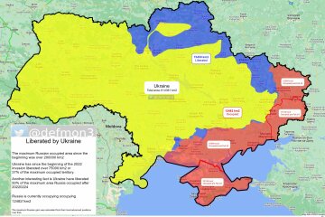 ЗСУ звільнили 37% територій України, захоплених з 2014 року – експерти