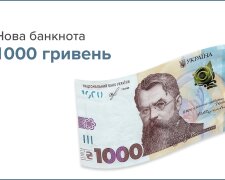 Нацбанк випустив в обіг банкноту номіналом 1000 грн