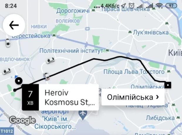 Через негоду київські таксисти підняли ціни