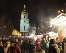 На Софійській площі вже все готово до святкування Нового Року та Різдва