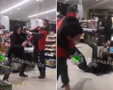 У супермаркеті Києва охоронці побилися з відвідувачем через маску