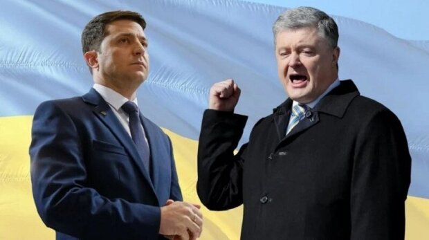 Зеленський і Порошенко накинулися один на одного з обвинуваченнями (відео)