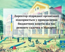 Директор підприємства привласнив майже 80 тис. гривень на ремонті дитсадка на Київщині