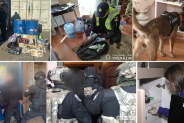 У Києві ліквідували 4 нарколабораторії, з яких вилучено прекурсорів, наркотиків та психотропів на ₴122 млн