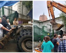 У Києві хочуть знести 130-річну садибу: обурені люди блокують техніку