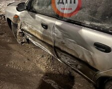 Нічний таран у Києві: п’яний пом’яв кілька авто і звалив усе на дівчину