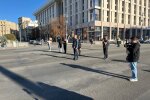 Хрещатик у Києві вперше зупинився на загальноукраїнську Хвилину мовчання (ВІДЕО)