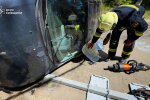 У Вишгородському районі Київщини рятувальники деблокували жінку з автівки після ДТП