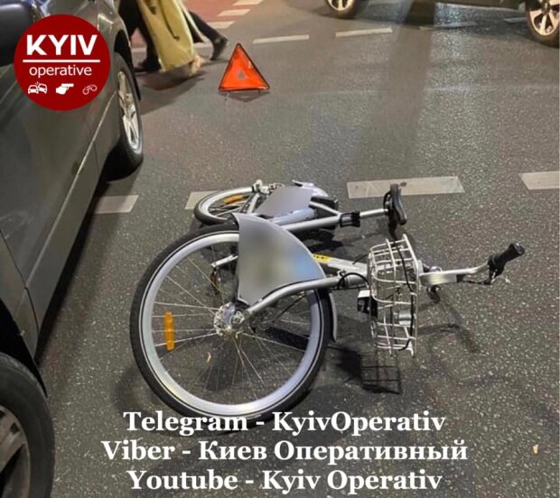 У Києві збили велосипедиста