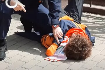 Білоруське посольство в Києві закидали гноєм (відео)