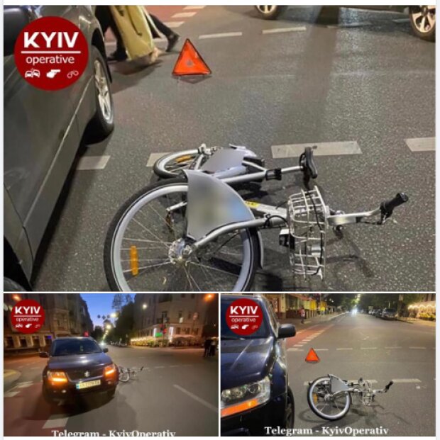 У Києві збили велосипедиста 